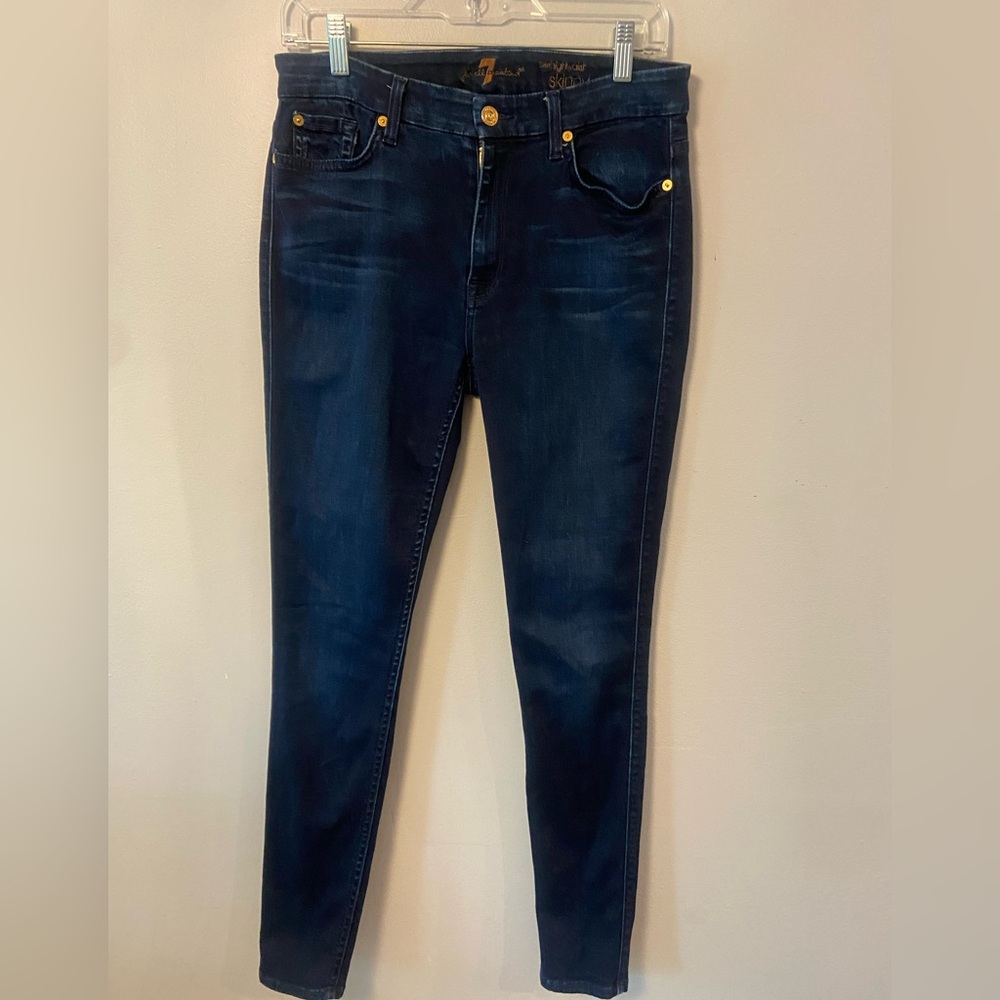 7 for all mankind the high waist skinny jean size 31